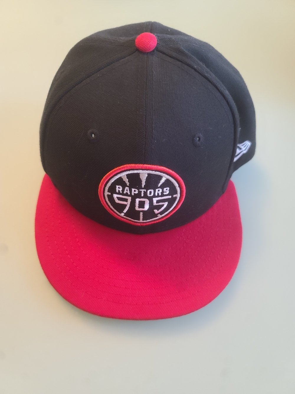 Toronto Raptors 905 Black & Red Snapback Hat